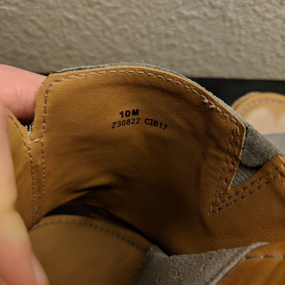 SOLD B.O.C. grey suede wedges - Picture 4 of 4